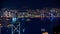 Hong Kong iconic night view from Victoria peak, Beautiful light