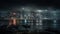Hong Kong Island from across Victoria Harbour , AI generative