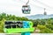 Hong Kong - January 26, 2016: Ngong Ping 360 Skyrail on Lantau Island in Hong Kong is the worlds most amazing cable car experience