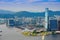 Hong Kong - Jone 2013: Panorama of the Kowloon Peninsula and Yau Ma Tei typhoon shelter