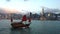 Hong Kong\'s traditional old junk ship sailing