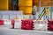 Hong Kong - September 22, 2016 : Roadworks - repair street in to