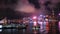 A Hong Kong skyline shortly after sunset.