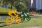 Hong Kong Velodrome Park, the bike decoration at the garden park 1 Aug 2022