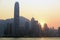 Hong Kong Victoria Harbour sunset view