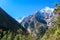 Hongde - Distant view on high Himalayas