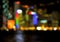 Hongkong cityscape sea view at twilight time, Blurred Photo boke