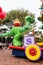 HONGKONG, HONGKONG DISNEYLAND - 30 March 2019 Close up of Dinosaur Toy story parade in Hong Kong Disneyland