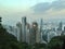 Hongkong skyline top