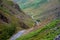 Honister Pass in the Lake District, is a mountain pass joining Borrowdale to the Buttermere valley in England.