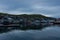 Honningsvag, Norway, 13 August 2022 : The harbor of Honningsvag, considered the northernmost town in the world, a few kilometers