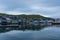 Honningsvag, Norway, 13 August 2022 : The harbor of Honningsvag, considered the northernmost town in the world, a few kilometers