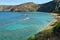 Honolulu Beach With Large Reefs Full Of Precious Fish.