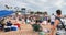 Honolulu, Hawaii, USA - May 30, 2016: Memorial Day Lantern Floating Festival held at Ala Moana Beach to honor deceased loved ones.