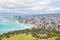 Honolulu skyline from Diamond Head