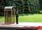 The honor guard at the tomb of the unknown soldier in the Alexander garden. Post number 1.