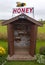 Honor system rural honey stand