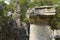 Honorary inscription on a stone column.