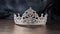 Honoring winners with regal sash and tiara.AI Generated