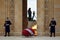 Honour guard at monument in Baku, Azerbaijan, on the anniversary of the civilian killings