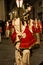 Hooded penitents during the famous Good Friday procession in Chieti (Italy