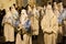 Hooded penitents during the famous Good Friday procession in Chieti (Italy