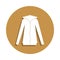 hoodie icon in badge style. One of clothes collection icon can be used for UI, UX