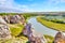 Hoodoo Badlands at Writing-on-Stone Provincial Park in Canada