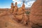 Hoodoo Details in a Canyon