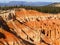 Hoodoo formations of Bryce Canyon in Utah