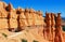 Hoodoo landscape of the Peekaboo trail, Bryce Canyon National Park