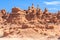 Hoodoo Rock pinnacles in Goblin Valley State Park Utah USA