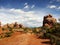 Hoodoos Cliffs Desert Landscape Badlands