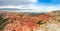 Hoodoos and scenic view