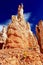 Hoodoos under the blue sky, Fairyland trail, Bryce Canyon National Park
