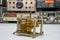 Hoogkerk, Netherlands, November 10, 2021: Tuning capacitor or Rotary Variable Capacitor Variable air capacitor antique