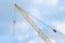 Hook crane- metal construction