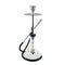 Hookah with a glass flask. Isolated on a white background.