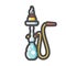 Hookah smoking device Vector icon Cartoon illustration