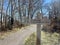 Hooper bald trail sign Cherohala Road (Route 143), Nantahala National Forest, NC