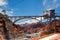 The Hoover Bridge from the Hoover Dam, Nevada