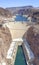 Hoover Dam high quality vertical panorama