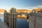 Hoover Dam Hydroelectric Station And Lake Mead