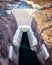 Hoover Dam Lake Mead from Bridge Portrait