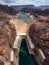 Hoover Dam, Low Water Level, High Angle