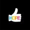 HOPE icon or logo on dark background