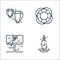 Hope line icons. linear set. quality vector line set such as candle, hope, lifebuoy