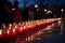 A hopeful image of a candlelight vigil honoring those affected by HIV AIDS, highlighting remembrance and unity. Generative AI