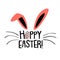 Hoppy Easter Bunny Sign