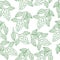 Hops plant seamless pattern, hand drawing style. Hops background. Hops wallpaper. Vector illustration